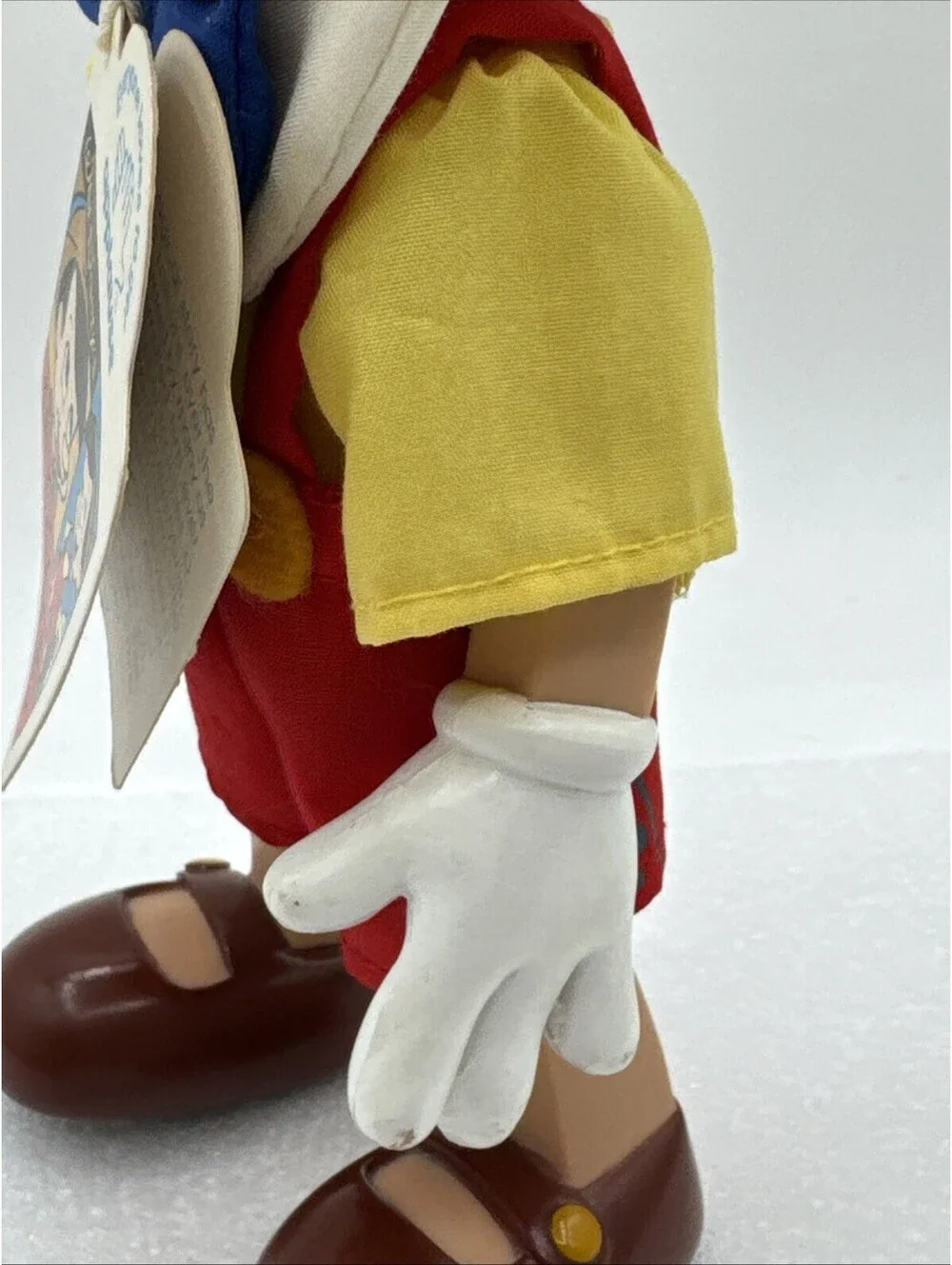 Disney Applause Pinocchio Posable Doll Toy Jointed Vinyl 9.5” Vintage With Tag